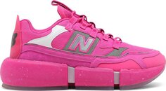 Кроссовки New Balance Jaden Smith x Vision Racer &apos;Peony&apos;, розовый