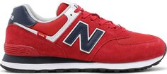 Кроссовки New Balance 574 &apos;Team Red&apos;, красный