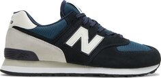 Кроссовки New Balance 574, темно-синий/черный/белый