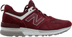 Кроссовки New Balance 574 Sport, бордовый/серый