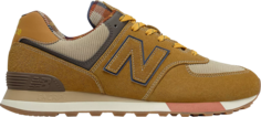 Кроссовки New Balance 574 &apos;Workwear Plaid&apos;, коричневый