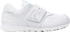 Кроссовки New Balance 574 Kids Wide &apos;White&apos;, белый