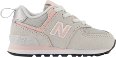 Кроссовки New Balance 574 Bungee Toddler &apos;Core Pack - Rain Cloud Pink Haze&apos;, серый