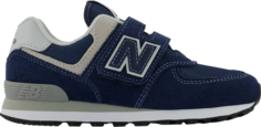 Кроссовки New Balance 574 Hook and Loop Little Kid &apos;Core Pack - Navy&apos;, синий