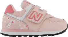 Кроссовки New Balance 574 Hook &amp; Loop Toddler Wide &apos;Pink Florals&apos;, розовый