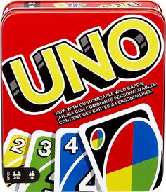 Настольная игра Uno в прочной коробке Mattel UNO Family Card Game