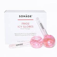 Массажер для лица Sonage Frioz Ice Globes, розовый