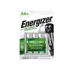 Батарейки Energizer NiMH 4 AA/HR6 2000 мАч, серебряный