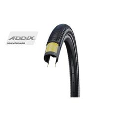 Шина Schwalbe Marathon Almotion RaceGuard 28x1,50 дюйма светоотражающий, черно - серебристый