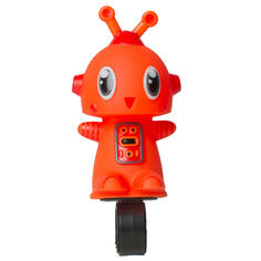 Звонок на самокат детский оранжевый ROBOT Btwin B'twin
