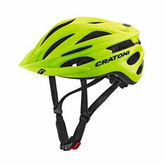 Велосипедный шлем CRATONI MTB Pacer лаймовый матовый, зеленый лайм