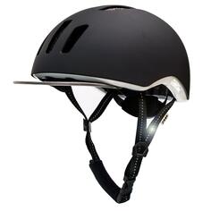 Велосипедный шлем для мужчин и женщин | матовый черный | размер 53-59 см | EN1078 протестировано CRAZY SAFETY, черный / черный / черный