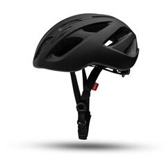 Велосипедный шлем для взрослых | матовый черный 54см-59см | EN1078 сертифицирован CRAZY SAFETY, черный / черный / черный