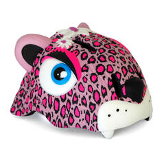 Велосипедный шлем для детей | Розовый леопард | Сумасшедшая безопасность | EN1078 протестировано CRAZY SAFETY, розовый / розовый / розовый