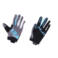 Длинные перчатки XLC MTB CG-L14 серо-голубые, черный / серый / бирюзовый