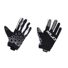 Длинные перчатки XLC MTB CG-L14 чёрно-белые, черный / черный / белый