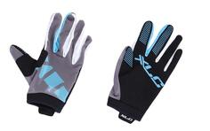 Длинные перчатки XLC MTB CG-L14 серо-голубые, черный / серый / бирюзовый