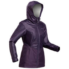 Куртка Quechua женская водонепроницаемая, фиолетовый