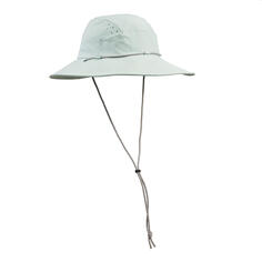 Шляпа треккинговая женская с защитой от ультрафиолета Forclaz MT500, светло-зеленый