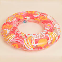 Круг для бассейна надувной 65 см для детей 6-9 лет разноцветный Nabaiji