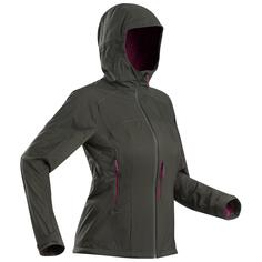 Куртка Forclaz Trek 900 для походов женская, темно-зеленый