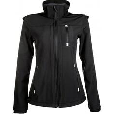 Куртка HKM Sport Softshell женская для верховой езды, черный