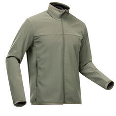 Куртка ветрозащитная теплая мужская Forclaz MT 100 Warm, зеленый