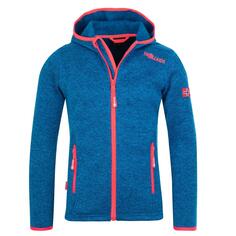 Куртка Trollkids Jondalen XT флисовая для девочек, голубой/оранжевый
