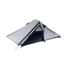 Палатка Tambu легкая треккинговая для 2 человек, светло-серый / синий