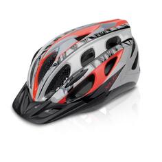 Молодежный шлем XLC BH-C18 красно-серый, красный / красный / серый