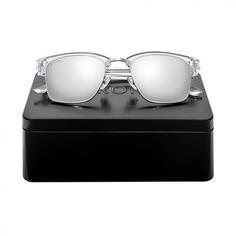 Модные солнцезащитные очки из нержавеющей стали Skyline SIROKO, белый / серый