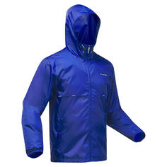 Куртка Quechua Raincut Full Zip походная мужская, синий