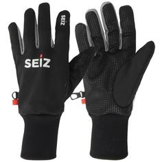 Перчатки Seiz Soft Shell унисекс для взрослых, черный