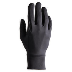 Перчатки Fouganza для верховой езды 100 мужские, черный