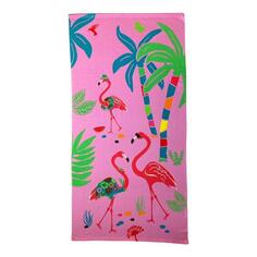 Пляжное полотенце из микрофибры Familia 70x140 250 г/м² (1,5 фунта) LE COMPTOIR DE LA PLAGE, розовый