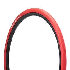 Покрышка для велосипеда 27.5 дюймов красно-черная HOME TRAINER Van Rysel