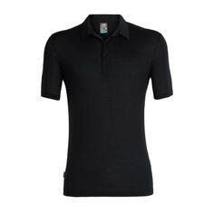 Рубашка-поло Solace Icebreaker с короткими рукавами, черный