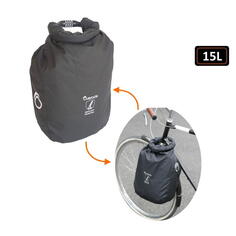 Противоугонная сумка Loxi: водонепроницаемая, устойчивая к порезам, 15 л. OVERADE, черный