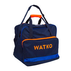 Спортивная сумка для водного поло 60 л синяя/неоново-оранжевая WATKO, индиго / неоново-красный / темно-синий