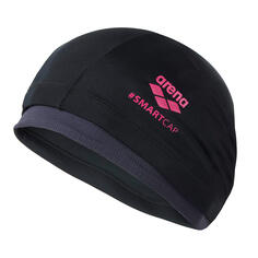 Тканевая шапочка для плавания Arena Smartcap длинный ворс черный/розовый, черный розовый
