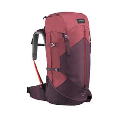Рюкзак туристический женский 50 л Forclaz Easyfit MT100, бордо/фиолетовый