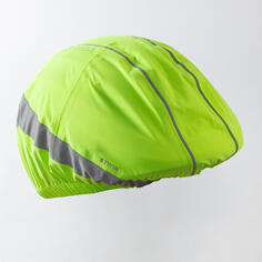 Чехол для шлема 960 водонепроницаемая видимость днем ​​и ночью неоново-желтый BTWIN, неоновый желто-зеленый B'twin