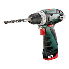 Аккумуляторная дрель Metabo PowerMaxx BS Basic 12 В 2x2 Ач Li-Power + LC 12