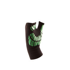 Черные нескользящие перчатки для тяжелой атлетики для фитнеса для взрослых R-EVENGE, черный зеленый