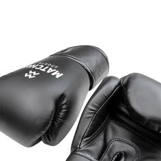 Боксерские перчатки - 12/14/16 унций - для взрослых - черный MATCHU SPORTS, черный