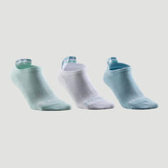 Теннисные носки - RS 160 Low, 3 шт., зеленый/белый ARTENGO, светло-зеленый/белый/пастельно-синий