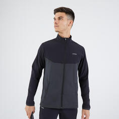 Куртка для тенниса мужская тренировочная - TJA 500 черно-серая ARTENGO, черный