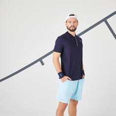 Мужская футболка для тенниса - TTS Dry темно-синяя ARTENGO, черный синий