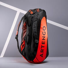 Теннисная сумка 930 л 9er черный/оранжевый ARTENGO, неоновый красный/черный