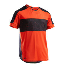 Теннисная футболка для мальчиков - TTS Dry красная ARTENGO, томат красный светлый
